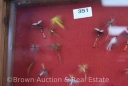 Large assortment of old fly fishing lures