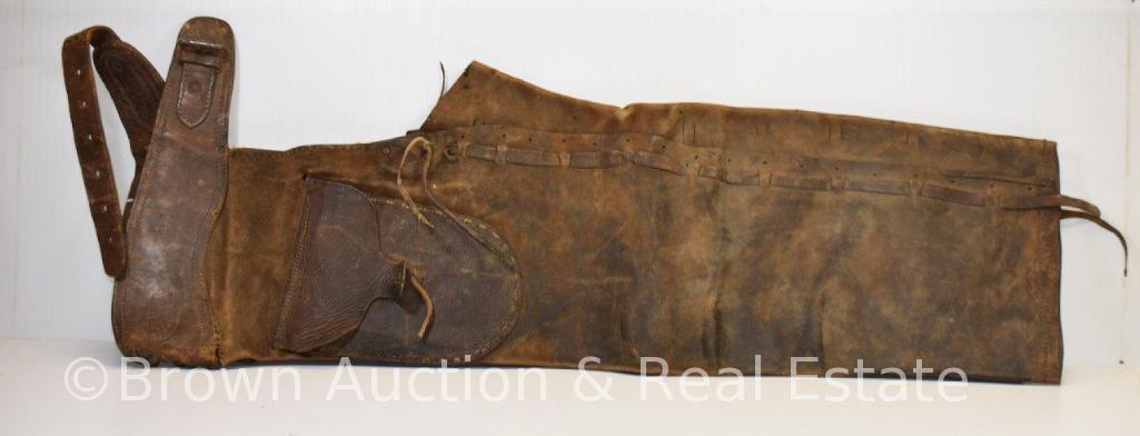 Pr. of Walker and Wegener leather chaps