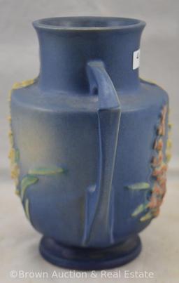 Roseville Foxglove 46-7" vase, blue
