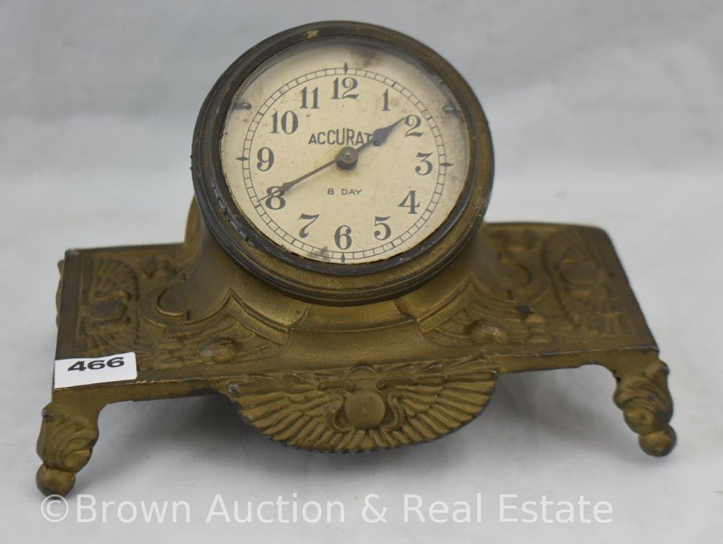 Art Deco Accurate 8 day desk clock