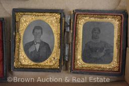 (6) Daguerreotype/tin type photographs, most in frames