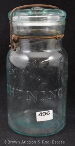 (2) Old canning jars