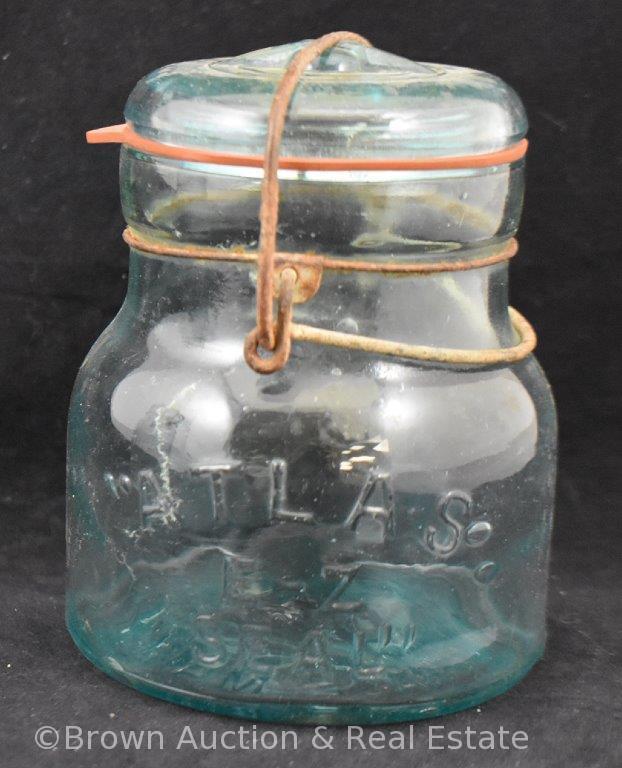 (2) Old canning jars