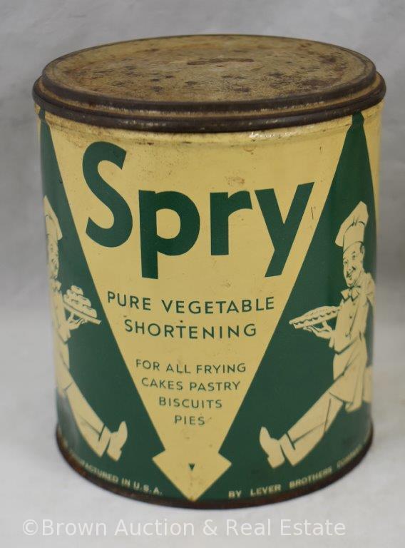 (3) Lard and shortening cans