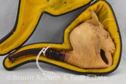 Hand carved Meerschaum pipe