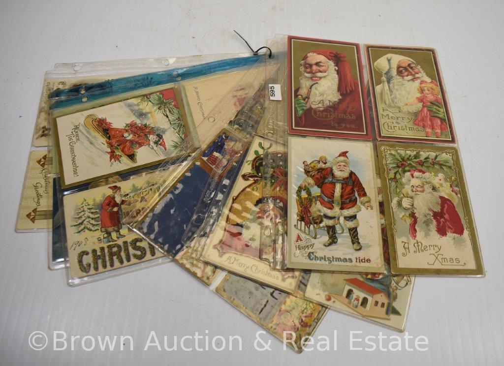 (24) vintage Christmas post cards
