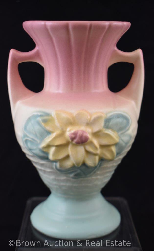 (2) Hull Water Lily vases