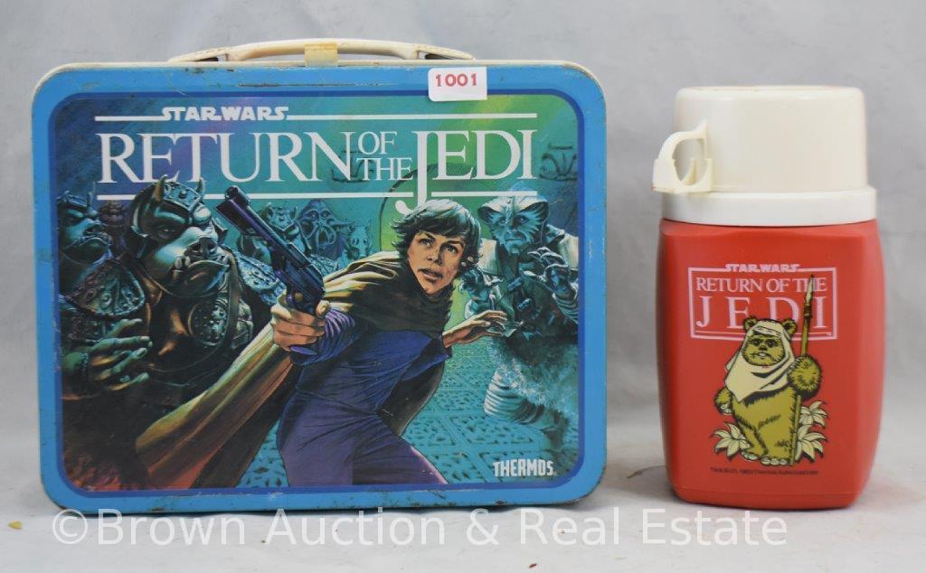 Star Wars Return of the Jedi lunch bucket with thermos