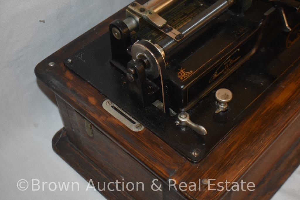 Edison cylinder phonograph