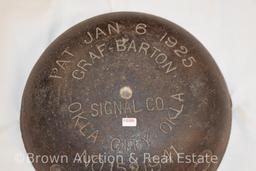 Cast Iron STOP sign, No. 1521941 - Rare