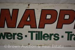 Snapper Mowers/Tillers/Tractors single sided framed tin advertising sign