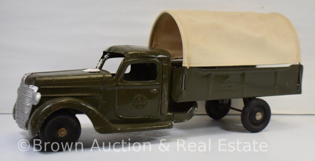 1930's Buddy L Army transport truck