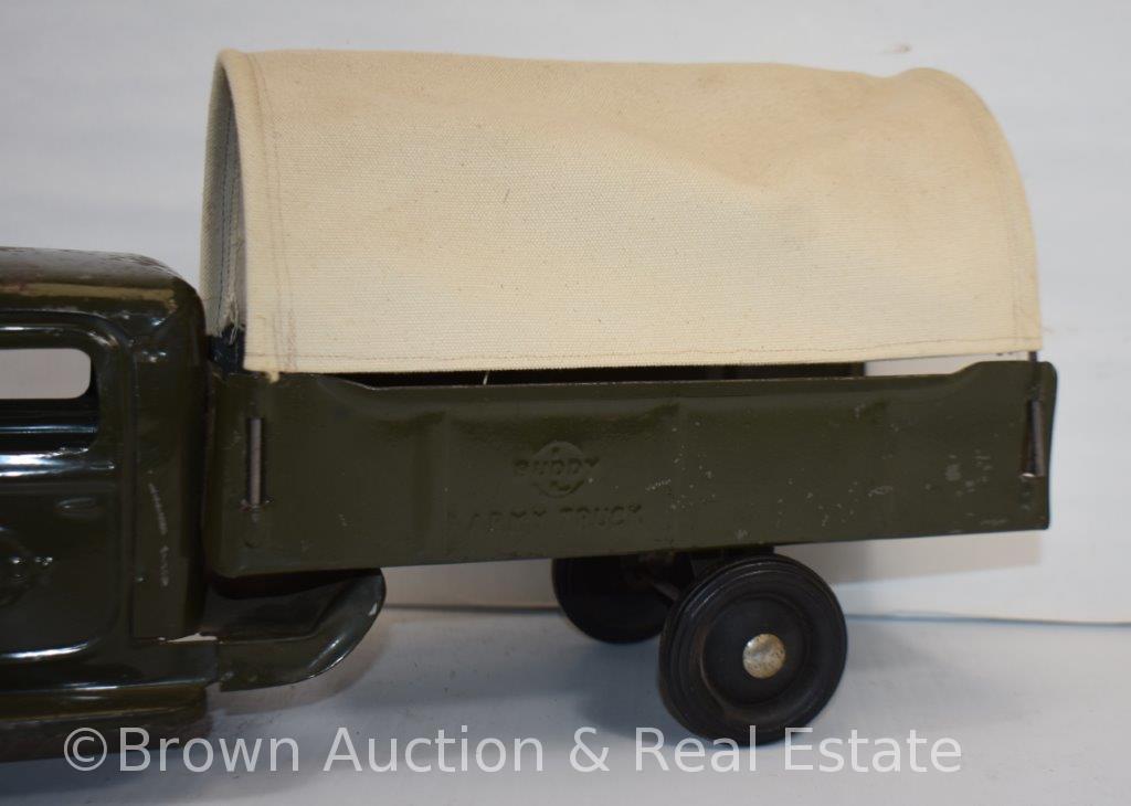 1930's Buddy L Army transport truck