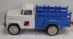 (2) Hubley pressed steel trucks