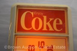 "Enjoy Coke" advertising clock