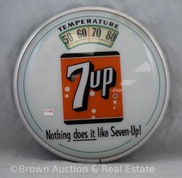 Seven-Up advertising scale thermometer