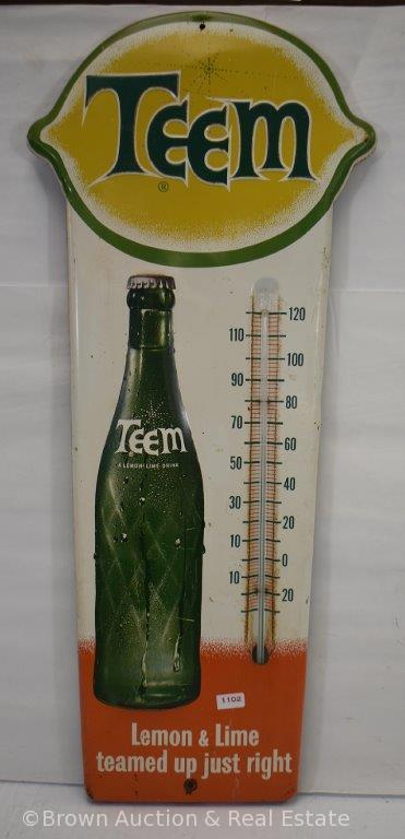 Advertising thermometer - Teem Lemon and Lime drink