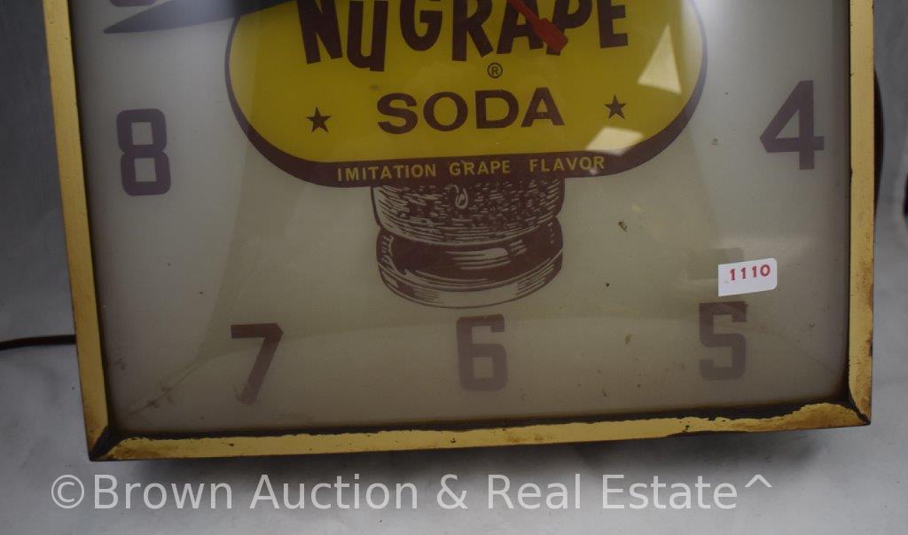 Advertising clock - NuGrape soda