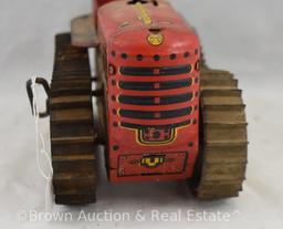 Marx TD 18 Diesel 12 wind-up tin tractor