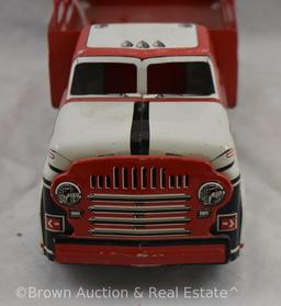 Marx Toy pressed steel truck with stake bed