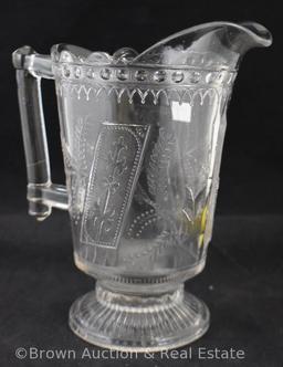 EAPG Good Luck/Horseshoe/Prayer Rug pitcher