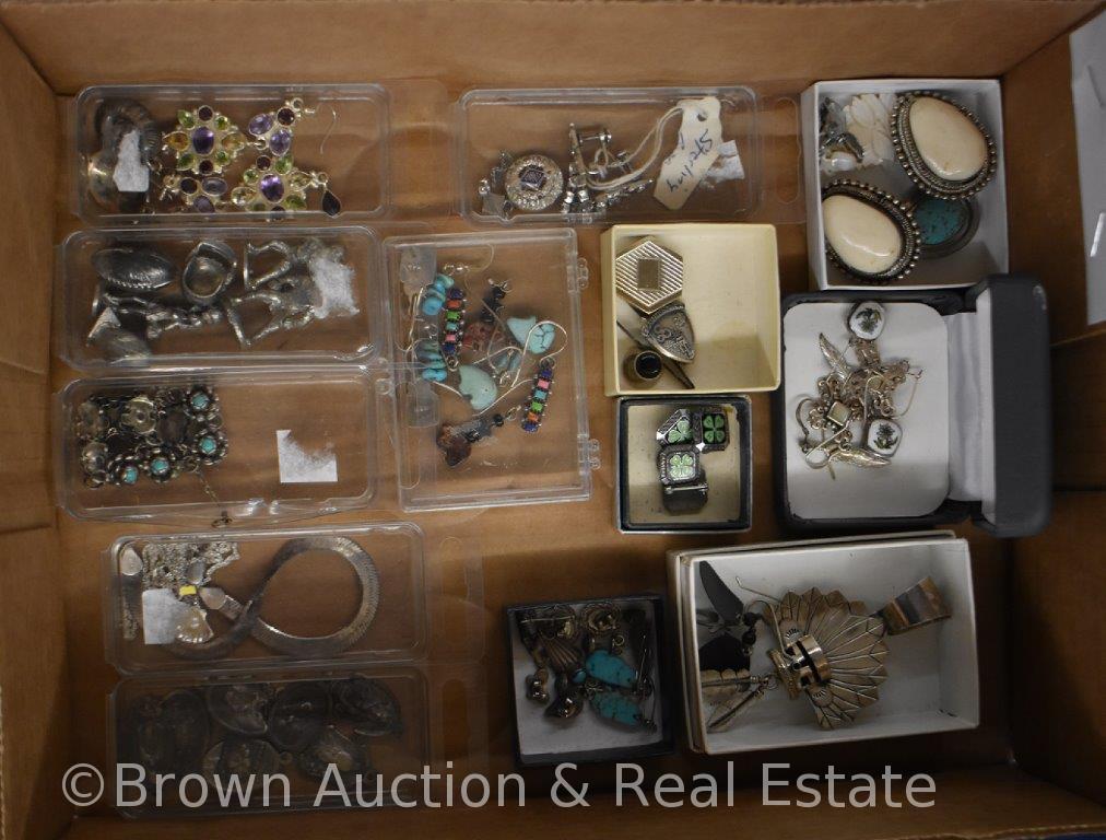 Costume jewelry - earrings, pins, etc.