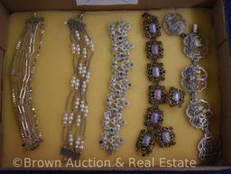 (5) Costume jewelry bracelets