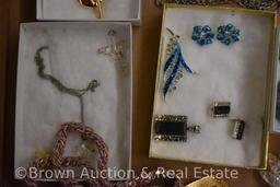 Costume jewelry - necklaces, earrings, brooches