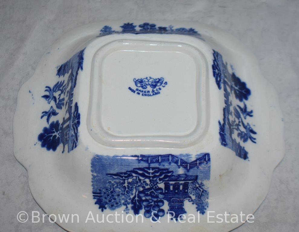 (3) pieces of Blue Willow China