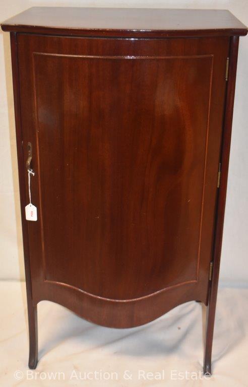 Mahogany sheet music cabinet