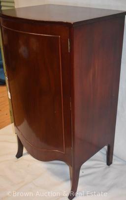 Mahogany sheet music cabinet