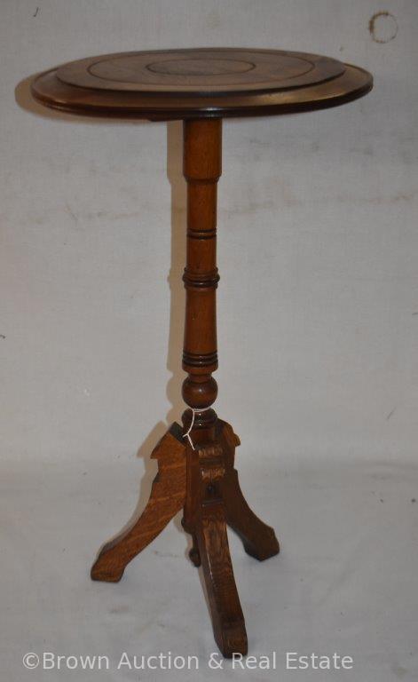 Hand-made mahogany plant stand, 1800's