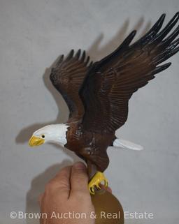 Eagle flag topper, painted