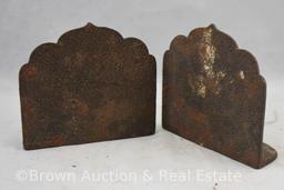 Pr. Cast Iron sailing ship bookends