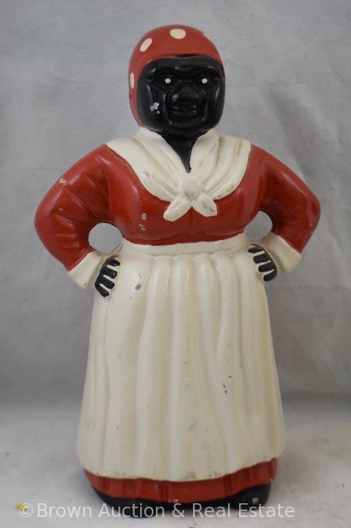 (2) Cast Iron banks - Aunt Jemima and Uncle Mose