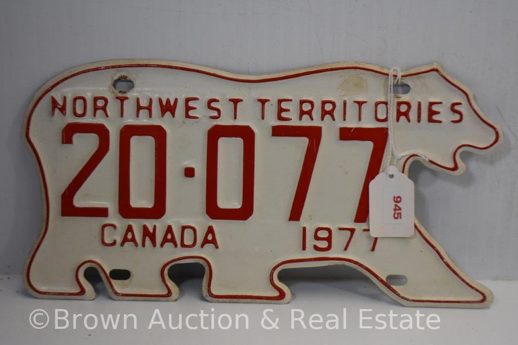 (4) Canadian license plates