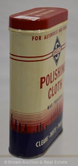 Skelly Polishing Cloth tin