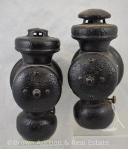 (2) Carriage lamps (missing glass)