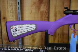 SAVAGE RASCAL .22LR YOUTH RIFLE - PURPLE