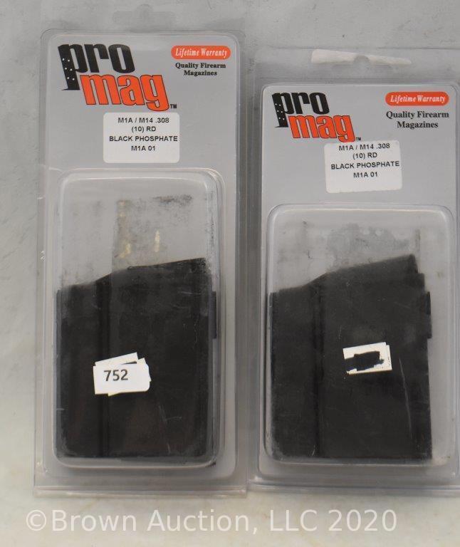 (2) Pro Mag M1A,M14 10 round magazines