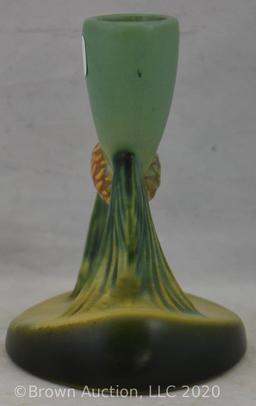 Rv Pine Cone 451-4" candleholder, green