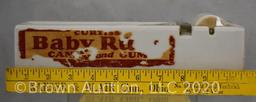 Advertising porcelain Curtis Baby Ruth "The Adseal Sealer" tape dispenser