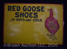 SST Red Goose Shoes for Boys and Girls advertising sign