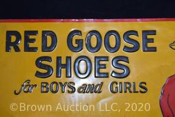 SST Red Goose Shoes for Boys and Girls advertising sign
