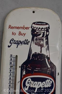 Grapette advertising thermometer