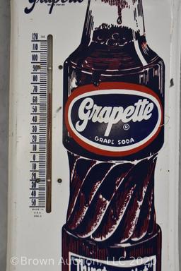 Grapette advertising thermometer