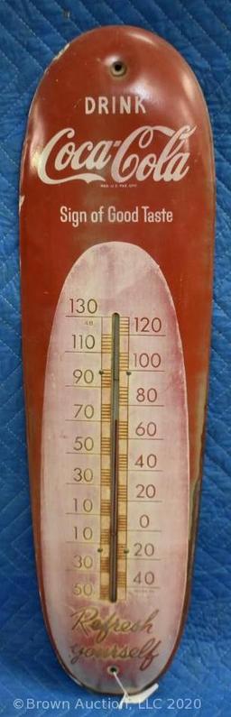 Coca-Cola advertising thermometer