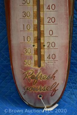 Coca-Cola advertising thermometer