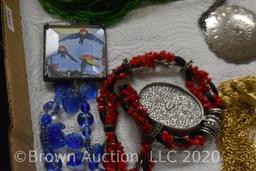 Assortment of costume jewelry - necklaces