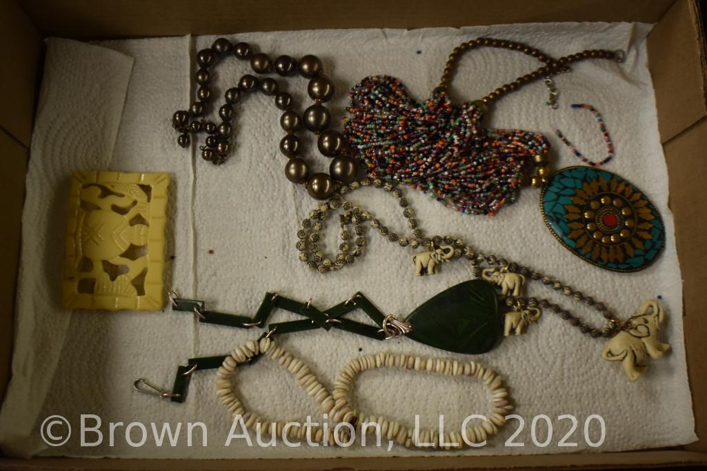 Assortment of costume jewelry - necklaces